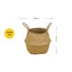 
Nordic style handmade resin simulation flower pot rattan flower basket home big belly straw wholesale gardening round square