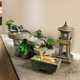 
Creative Chinese-style flowing ornaments Living room, home balcony, garden, teahouse, stone mill landscape, courtyard club, wealth decoration
