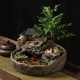 Desktop micro landscape fish tank flowing water ornaments landscape bonsai circulating water living room office decoration opening gift