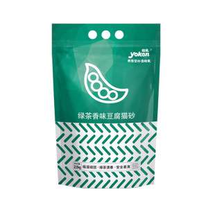Yiqin Cat litter green tea tofu sand deodorant bentonite mixed cat litter companion cat supplies flush the toilet 2.5kg