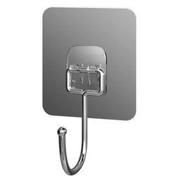 [With a load capacity of 60 pounds, the package will be refunded if dropped] Powerful large hook
