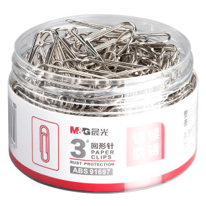 
Morning light paper clip, large color paper clip, stationery office supplies, metal paper clip, small paper clip, ring needle, binding, round needle, bookmark, creative buckle