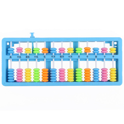 Abacus For Second Grade Students Special Children's Small Abacus Mental Arithmetic 5 Beads 7 Beads 13 Gear Abacus Abacus Counter Kindergarten Teaching Aids Primary School People's Education Edition Volume 5 Baht 7 Beads Mini Color