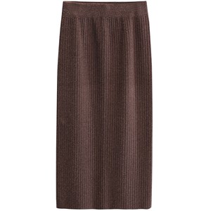 Large size thickened knitted skirt female autumn and winter fat mm hip skirt skirt one -step long skirt 200*0.5kg