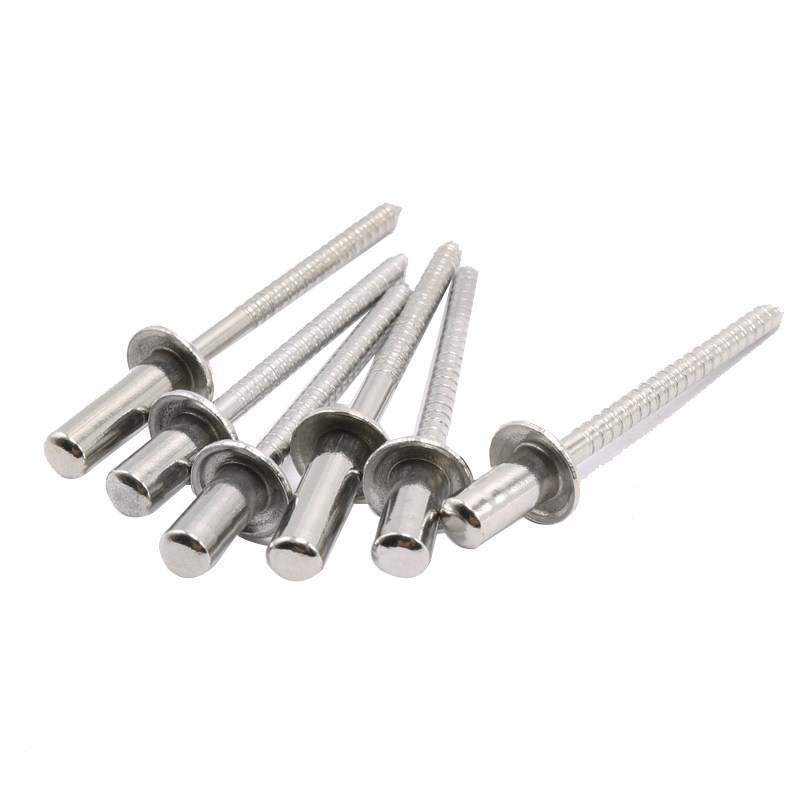 Aluminum Core Rivets | Decorative Nails | Big Hat | Black Pull Rivets