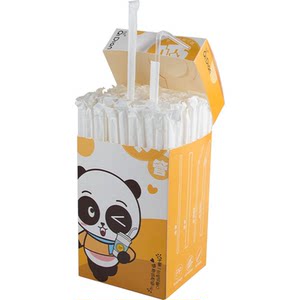Stretch of one -time separate paper packaging Single -supporting independent children pregnant women baby milk tea food -grade plastic thick bending
