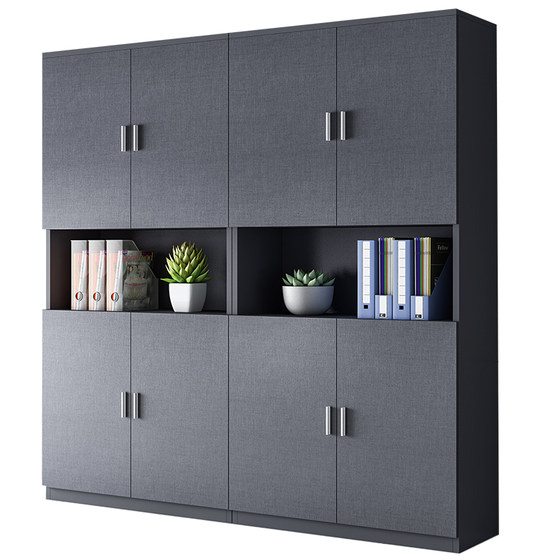
File cabinet wooden boss office bookcase information file cabinet with lock storage cabinet simple modern office furniture