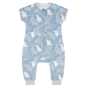 
Griny sleeping bag baby spring and summer thin bamboo cotton gauze split-leg baby short-sleeved children's air-conditioned room anti-kicking quilt