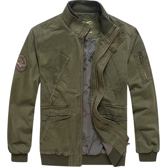 Levi's Chaqueta Militar De Algodón Con Cuello Alto Para