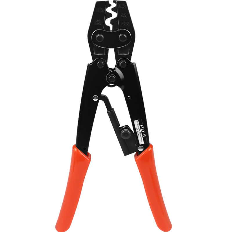 Rohrklemmen-Crimpzange 0,08-16 mm² (28-5 AWG) Ratschen-Crimpzange