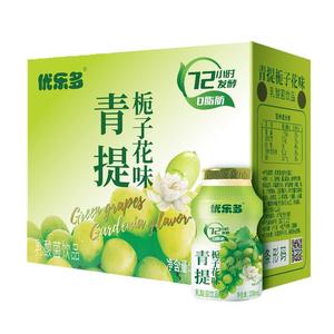 优乐多乳酸菌饮品青提栀子花饮料整箱100gx20瓶