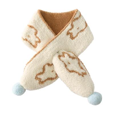 babycare儿童绒绒围巾