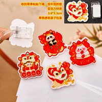 Зажим новогодний микс 22 шт.