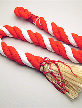 神社用麻绳-日本直送-长1.5米-粗4厘米-售价1000元