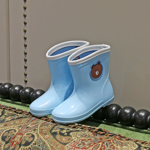 Детский дождевик, нескользящая обувь, детские сапоги для мальчиков, туфли, средней длины