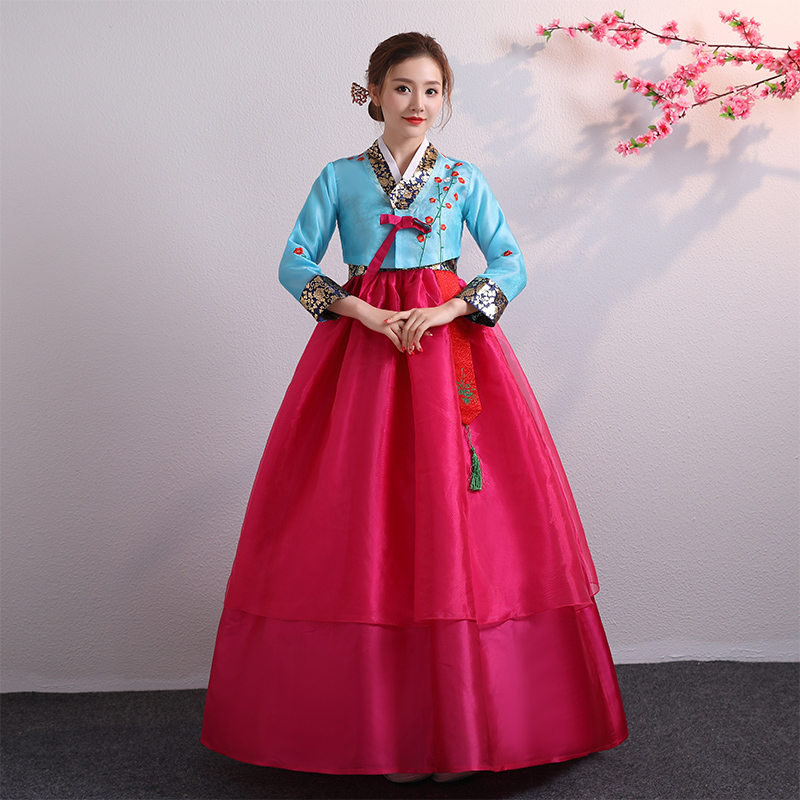 Buy The ancient South Korean traditional lady Han clothing court ...