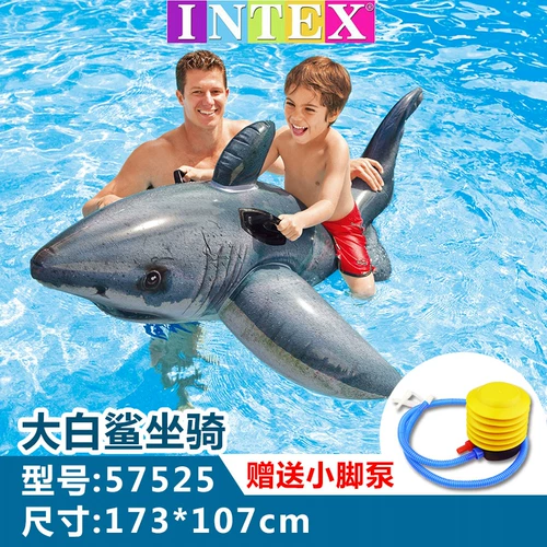 INTEX Водный плавательный круг для взрослых, надувная игрушка, фламинго, увеличенная толщина, единорог