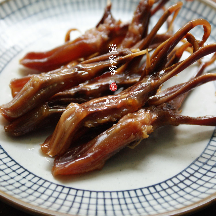 温州特产酱鸭舌晒干传统秘制风味 250克 生 蒸15分钟可食