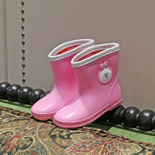 Детский дождевик, нескользящая обувь, детские сапоги для мальчиков, туфли, средней длины