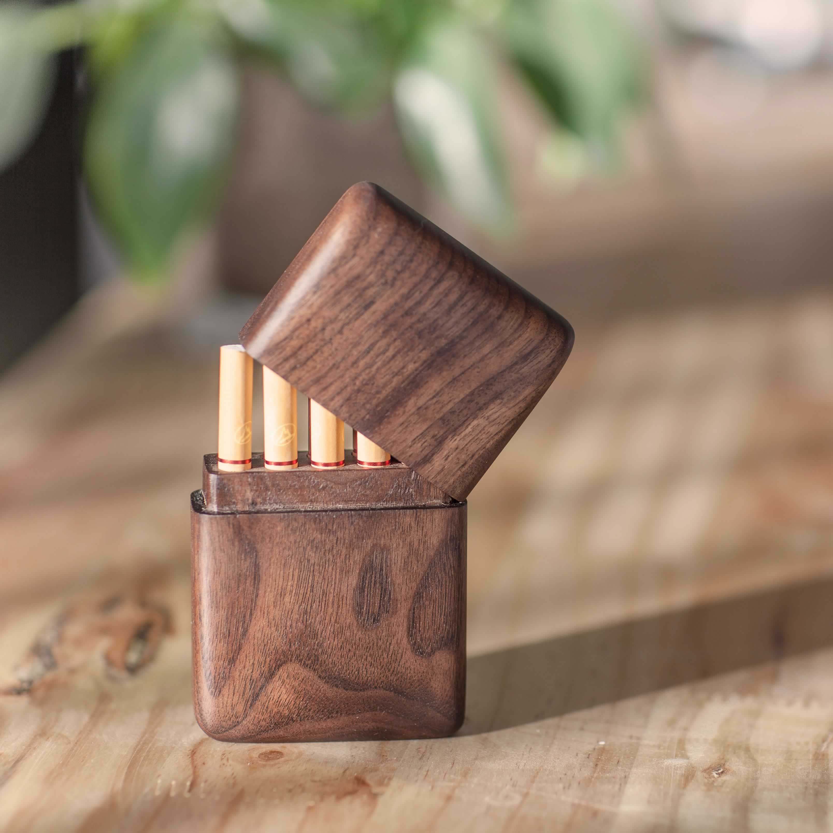 我的wood木质烟盒 10支装 正品烟具 创意礼物礼品 定制刻字 包邮