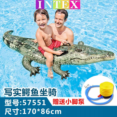 INTEX Водный плавательный круг для взрослых, надувная игрушка, фламинго, увеличенная толщина, единорог