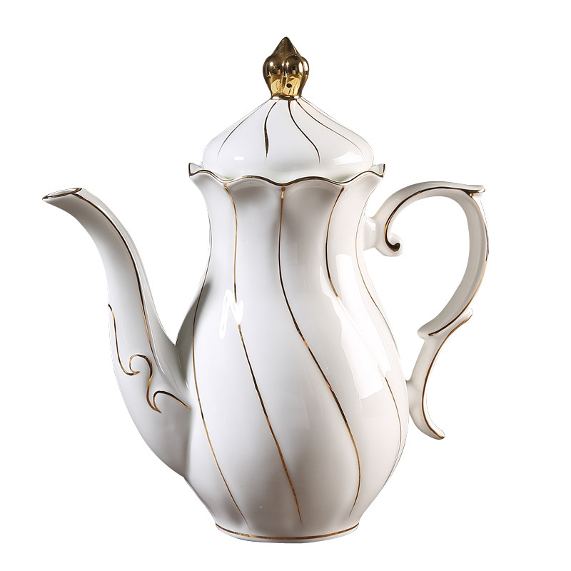 旋金陶瓷咖啡壶创意凉水壶下午茶