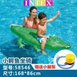 INTEX Водный плавательный круг для взрослых, надувная игрушка, фламинго, увеличенная толщина, единорог