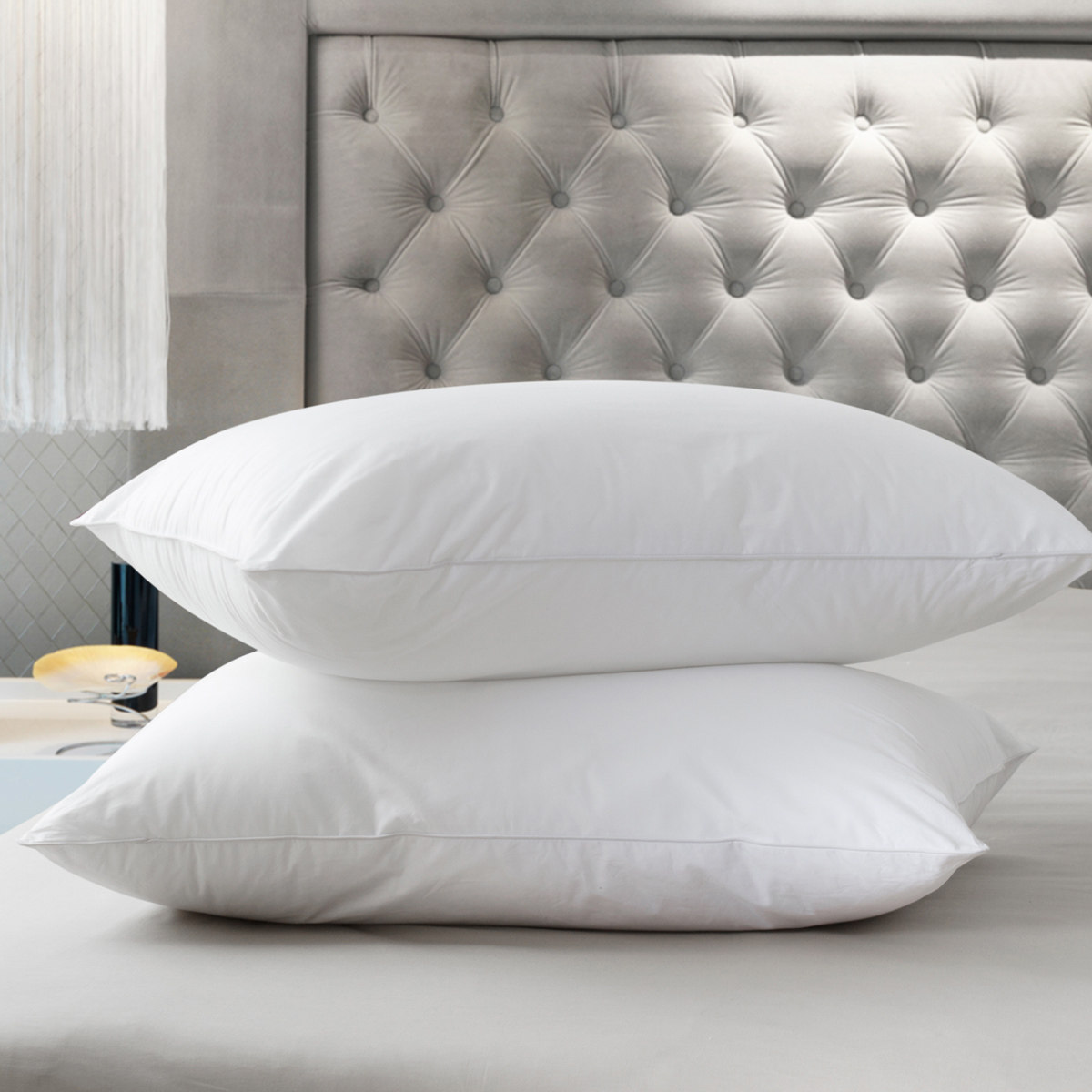 康尔馨 酒店枕头五星级酒店羽丝绒枕芯 护颈椎助睡眠保健枕高品质