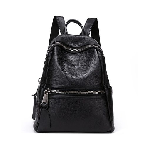 Рюкзак, вместительная и большая кожаная сумка через плечо, из натуральной кожи, коллекция 2023, воловья кожа