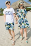 Couples in Sanya Sanya Sanya Traveling Clothing 俅 俅 00 00 锪  chlorine stock Cheng Cai's mane Baba 