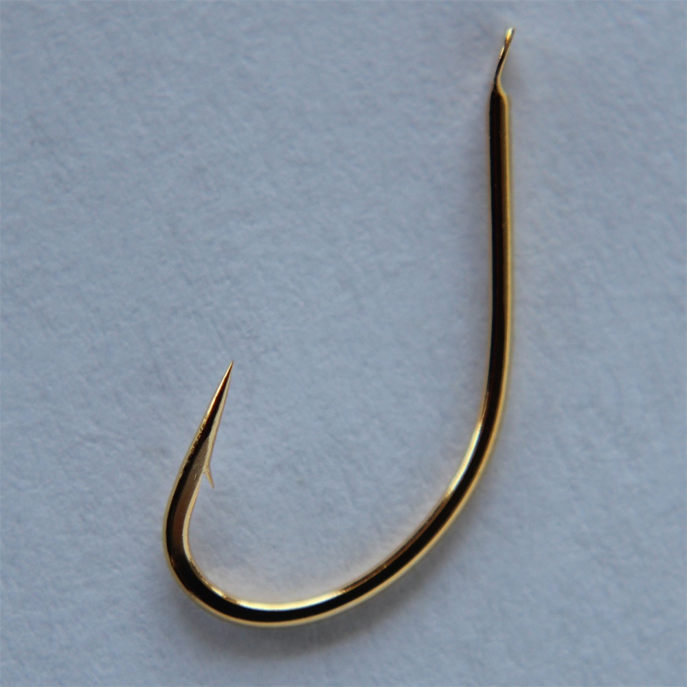日本原装进口鱼钩,高碳钢100c,丸世金色鱼钩,伊势尼全黑色有倒刺鱼钩