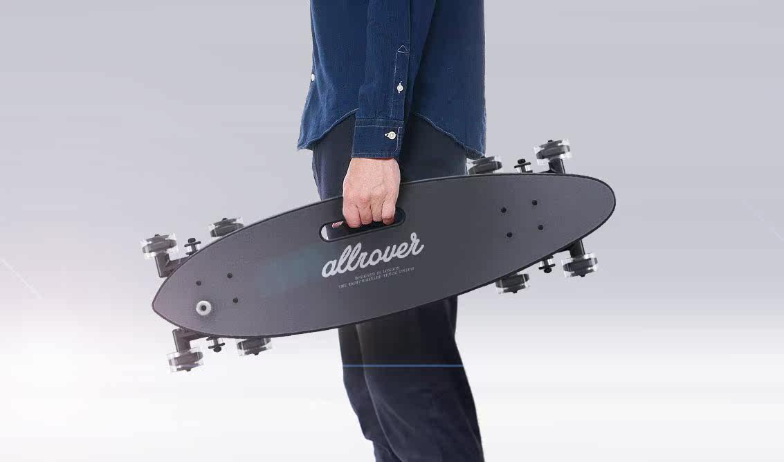 揭开allrover 第十八代八轮滑板的神秘