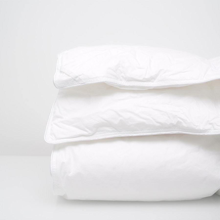 米马杂货 如茉家纺 高端定制90/95水洗白鹅绒被