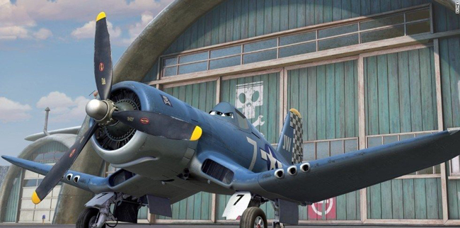 名机从现实穿越到《飞机总动员》中的飞机原型