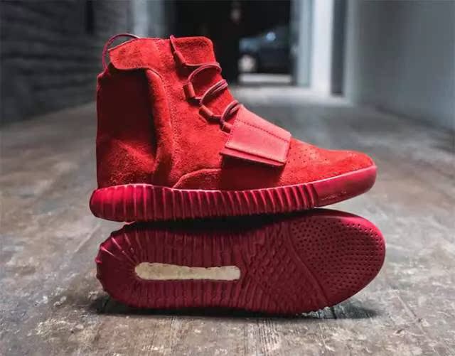 yeezy 750 boost red october 定制鞋款亮相