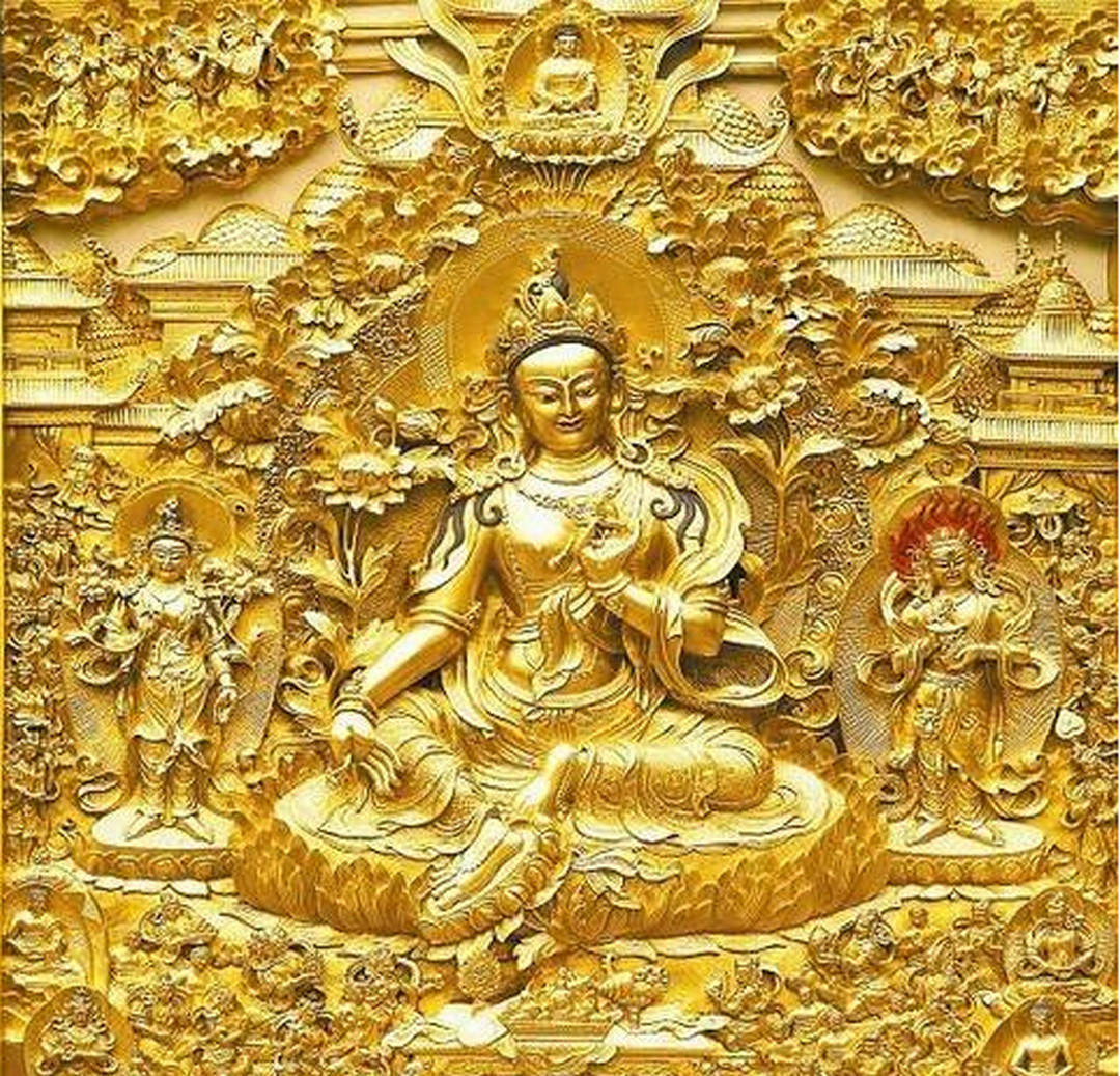 [铜雕唐卡《玛吉拉准像》]