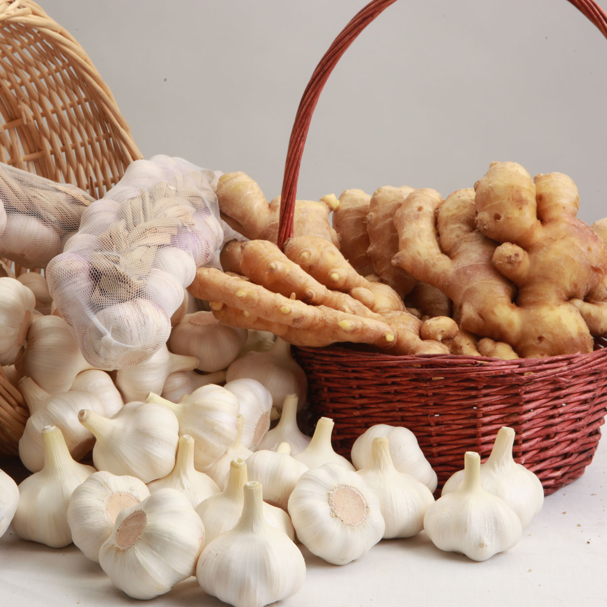山东特产 姜老大姜蒜组合 生姜大蒜福袋 老黄姜