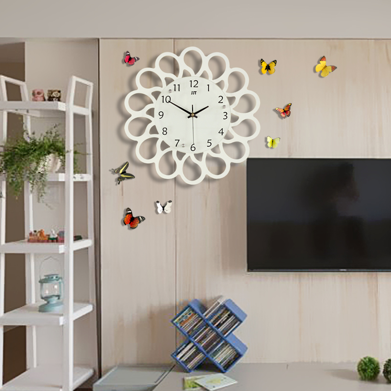 现代简约钟表创意挂钟静音客厅挂表卧室艺术