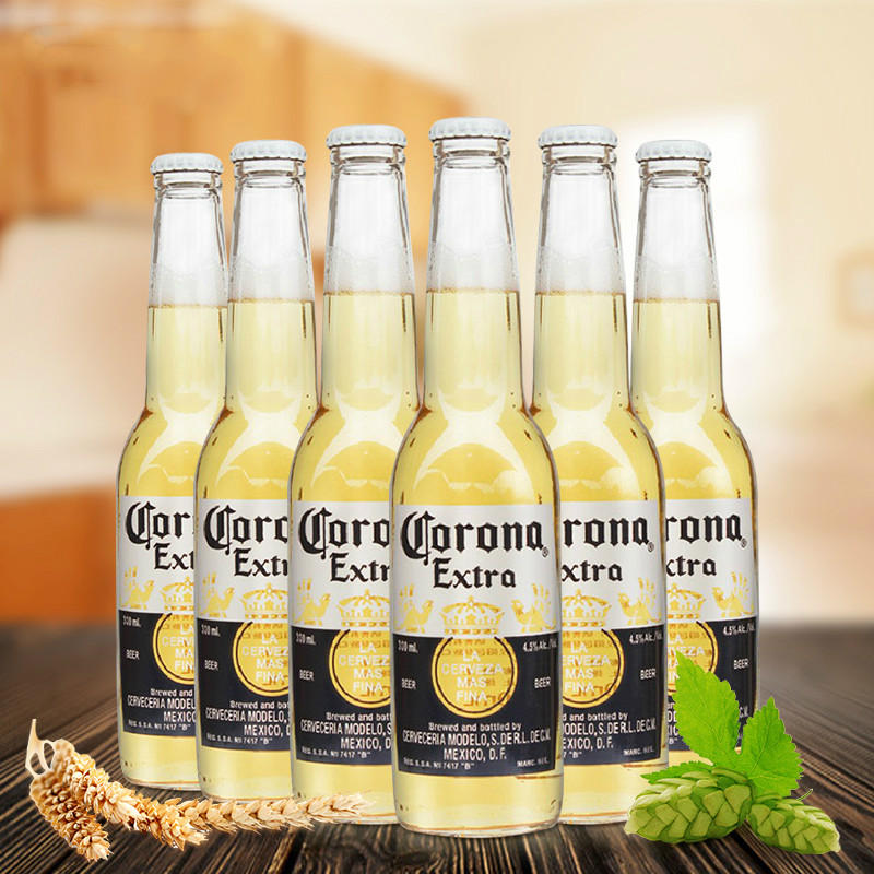 墨西哥進口corona科羅娜特級啤酒330ml*6瓶 美國銷量領先啤酒