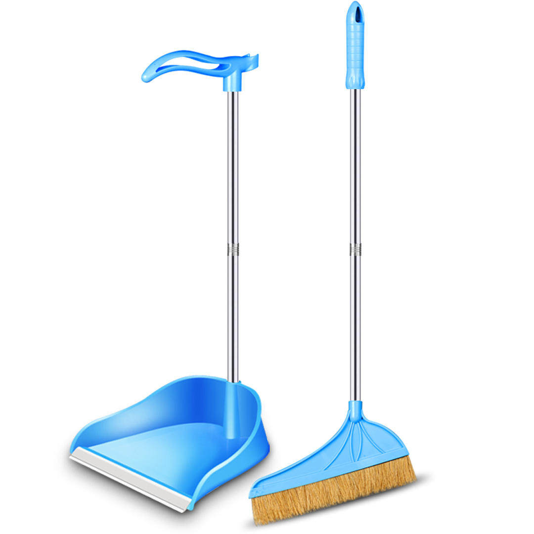 猪鬃软毛扫把扫帚簸箕组合套装扫地笤帚家用打扫卫生清理头发畚箕