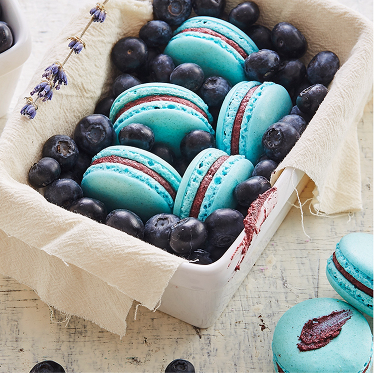 许个愿吧马卡龙蓝莓味正宗法式零食甜品法国
