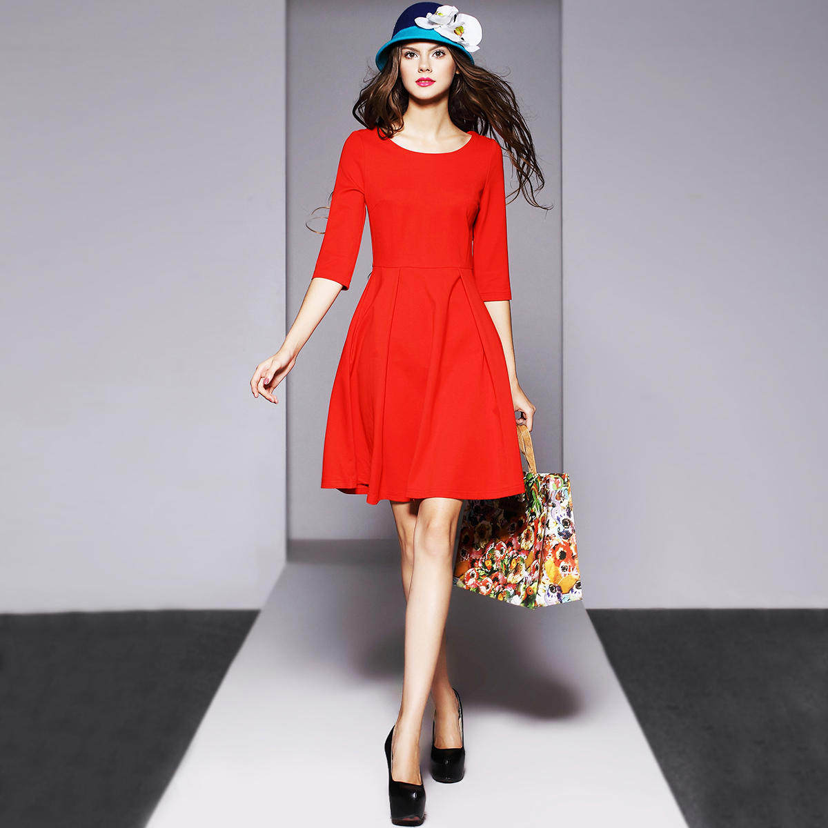 时尚女王范必备单品--潮流主打之大红色女装!