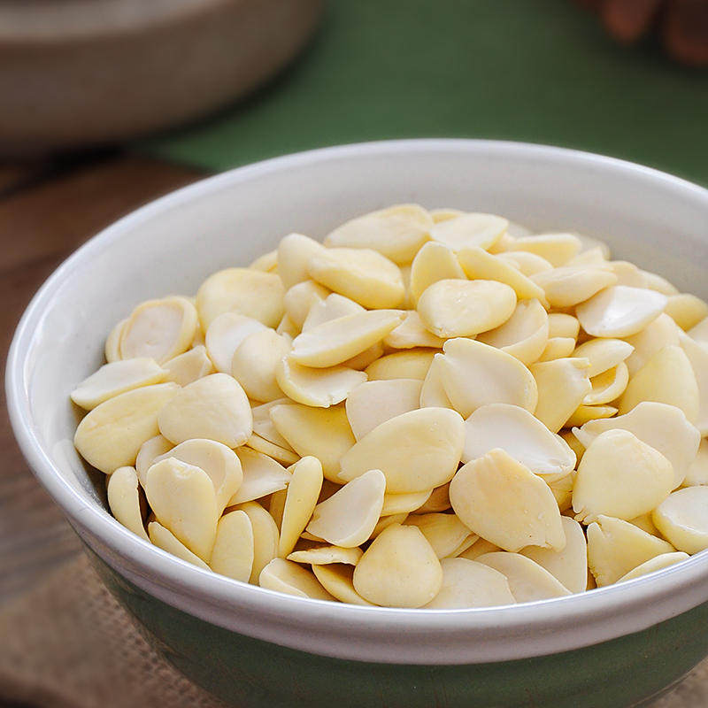 【果真了得】新鲜原味承德特产大甜南北白杏仁片无壳坚果220g*2