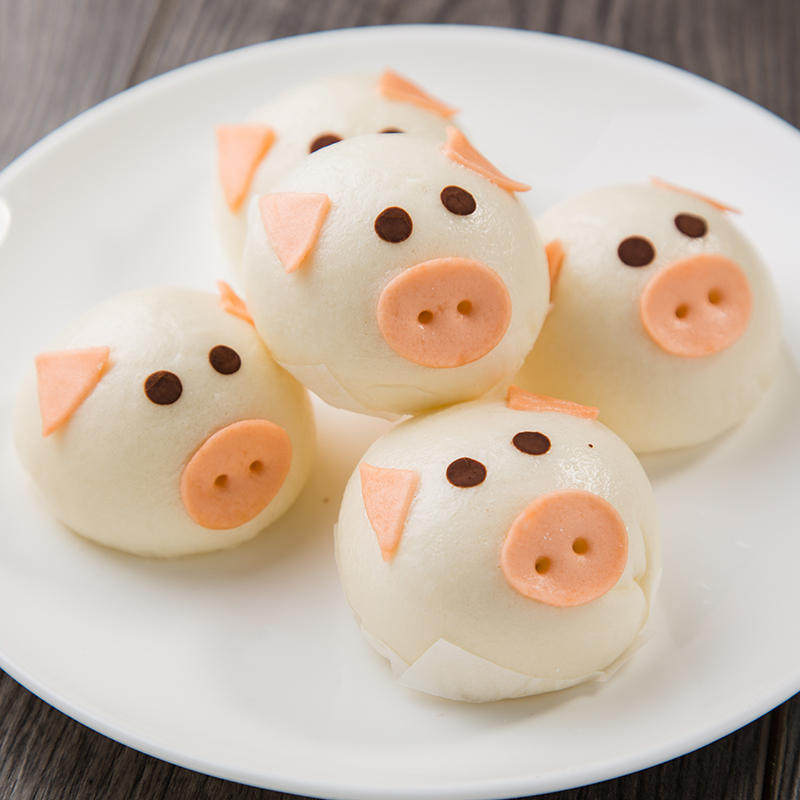 【天猫超市】思念中华面点猪猪臻品奶黄包300g