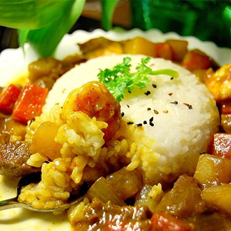 千石谷 方便米饭 咖喱牛肉 单兵口粮 速食快餐午饭 即食盒饭食品