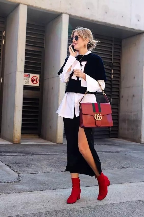 如果你晚上穿红鞋出街,你会美上天的我告诉你!