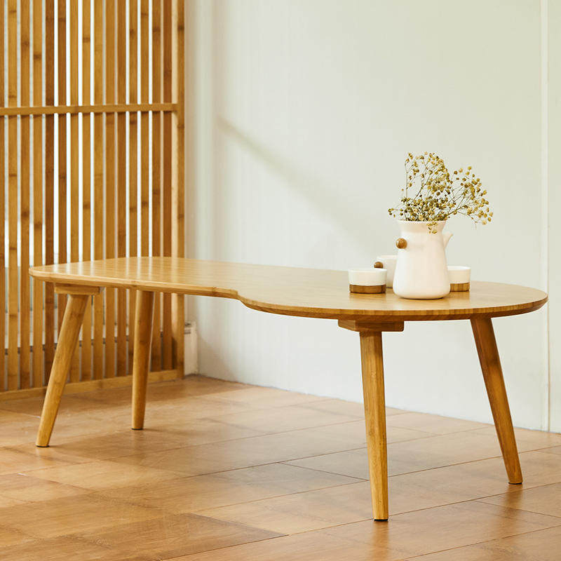 橙舍 创意现代实木小茶几竹家具多功能阳台凳日式榻榻米茶几凳