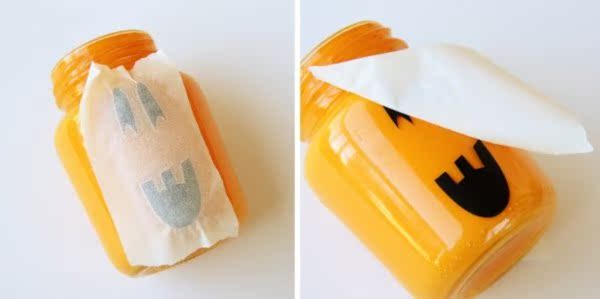 diy万圣节罐头瓶 超萌超可爱