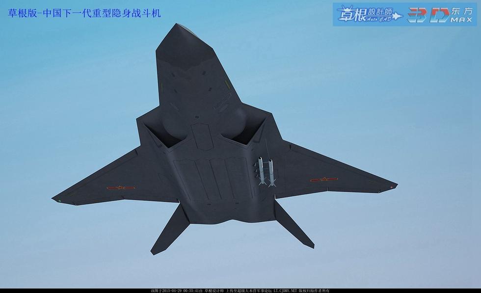 中国第六代隐形战斗机图片