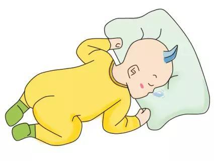 有些宝宝睡觉时特别不老实,喜欢把小屁股撅得挺高的趴着睡,像这样